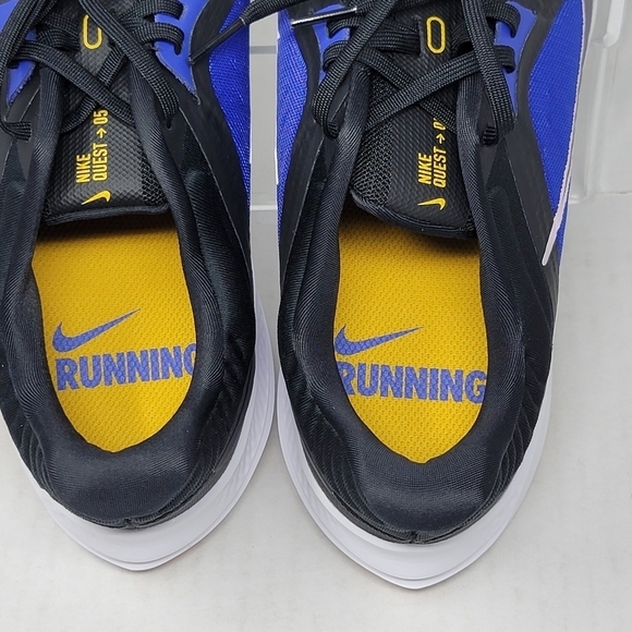 Nike Quest 5 Running Shoes Black White Blue DD9291-003 Women's Size 11 New - Picture 10 of 10
